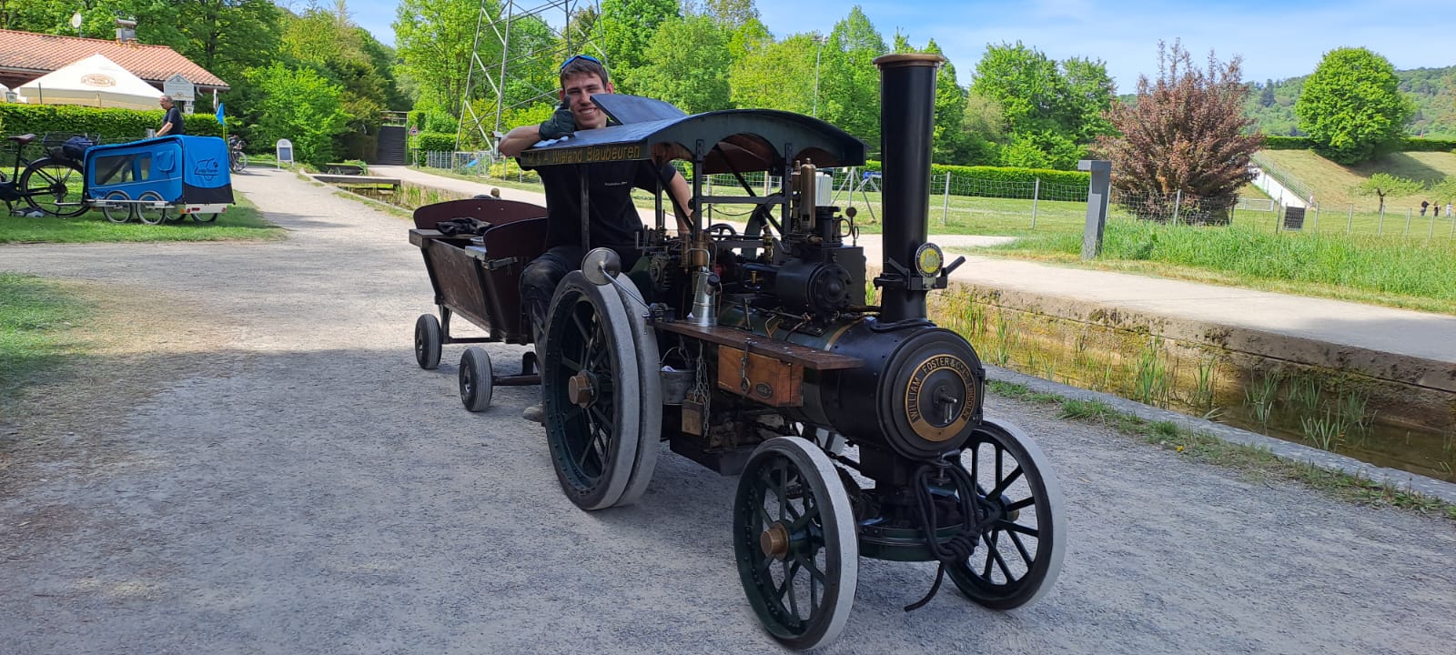 Strassendampf Traktor